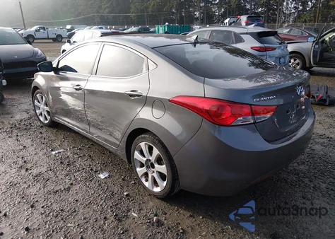 2013 Hyundai Elantra Limited z USA, uszkodzony, nr VIN 5NPDH4AE1DH164992